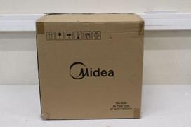 Stalo grotelės Midea  SALE OUT.  MAD1100DADK Air fryer digital,Two-zone cavity, 6.4L + 4.4L |  Two Zone Airfryer | MAD1100DADK | Power 1850 W | Capacity 4.4/6.4 L | Rapid Air technology | Black | USED, DIRTY, SCRATCHED ON TOP
