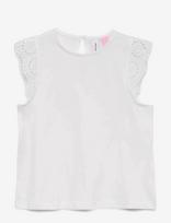 Vero Moda Girl - Vmemily Sl Gathering Top Jrs Girl Noos - Palaidinės ir tunikos - Balta