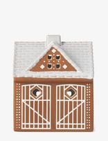 Kähler - Gingerbread Lighthouse Christmas Stable H11.5 Brown - Žvakių laikiklis - Ruda