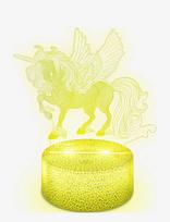 Powerpal - Nightpal Unicorn - Naktinė lempa - Marga / raštuota