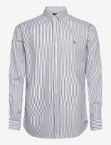 Polo Ralph Lauren - Custom Fit Striped Pinpoint Oxford Shirt - Verslo marškiniai - Mėlyna