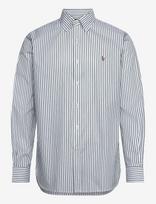 Polo Ralph Lauren - Custom Fit Striped Pinpoint Oxford Shirt - Verslo marškiniai - Žalia
