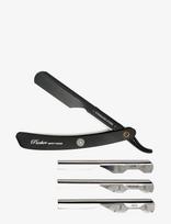 Parker - Ptabk Adjustable Push W. 3 Blade Option Metal Black Barber/Straight Razor - Skrudintuvas - Juoda