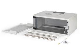 Kitos prekės Digitus  SOHO Pro network set, 483 mm (19"), 4U, 540 x 400 mm | DN-49200-SET | Light Grey