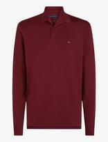 Tommy Hilfiger - L/S Liquid Cotton Reg Polo - Marškinėliai ilgomis rankovėmis - Burgundiška splava