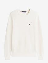 Tommy Hilfiger - Essential Structure Crew Neck - Apvalios apykaklės megztinis - Balta