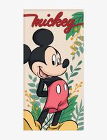 Mickey Mouse - Towel Mickey 717 - 70X140 Cm - Rankšluostis - Marga / raštuota