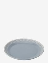 Knabstrup Keramik - Knabstrup Colorit Lunch Plate Ø 22 Cm Grey - Vakarienės lėkštės - Mėlyna