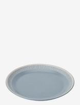 Knabstrup Keramik - Knabstrup Colorit Dinner Plate Ø 27 Cm Grey - Vakarienės lėkštės - Mėlyna