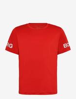 Björn Borg - Borg T-Shirt - Marškinėliai trumpomis rankovėmis - Raudona