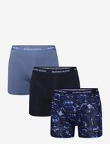Björn Borg - Cotton Stretch Boxer 3P - Bokseriai - Marga / raštuota