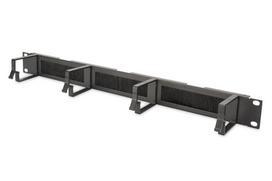 Kitos prekės Digitus  Cable Management Panel with Brush Entries for 483 mm (19") Cabinets, 1U | DN-97663