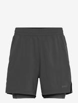 2XU - Aero Mesh 2-In-1 5 Inch Shorts - Treniruočių šortai - Pilka