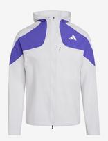 Adidas Performance - Adizero Jkt M - Treniruočių striukė - Balta