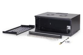 Kitos prekės Digitus  SOHO Pro network set, 483 mm (19") 4U, 540 x 400 mm | DN-49201-SET | Black