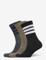 Adidas Performance - 3S C Crw Wsh 3P - Sportinės kojinės - Marga / raštuota