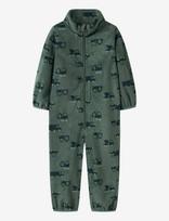 Name It - Nmnspektra Fleece Suit Aop Fo - Flisinis kombinezonas - Chaki spalva
