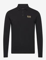 EA7 - Polo Shirt - Marškinėliai ilgomis rankovėmis - Juoda