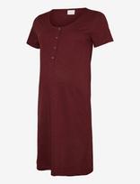 Mamalicious - Mlmira Solid Jrs Nightgown 2F A. E. Noos - Naktiniai marškiniai - Burgundiška splava