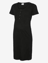 Mamalicious - Mlmira Solid Jrs Nightgown 2F A. E. Noos - Naktiniai marškiniai - Juoda
