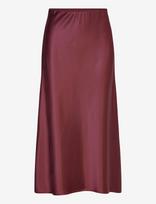Malina - Aubree Satin Midi Skirt - Maxi sijonas - Raudona