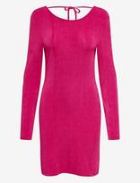 ONLY - Onlassy L/S Body Open Back Dress Cs Jrs - Trumpa suknelė - Rožinė