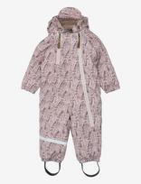 Mikk-line - Pu Snow Suit 2 Zip - Aop - Slidinėjimo kombinezonai ir komplektai - Violetinė