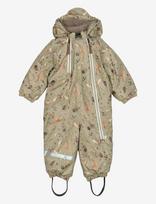 Mikk-line - Pu Snow Suit 2 Zip - Aop - Slidinėjimo kombinezonai ir komplektai - Smėlio