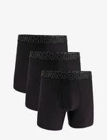 Under Armour - Ua Performance Tech Mesh -Solid 6" 3Pk - Sportiniai bokser šortai - Juoda