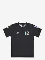 Hummel - Hmlshimmer T-Shirt S/S - Sportiniai viršutiniai drabužiai - Juoda