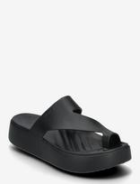 Crocs - Getaway Platform Toe Loop - Baseino šlepetės - Juoda