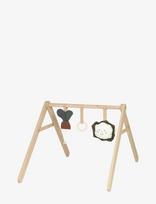NOBODINOZ - Kit Baby Gym With Toys Veggies - Lavinamasis stovelis - Marga / raštuota