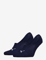 PUMA - Puma Unisex High Cut Footie 2P - Sportinės kojinės - Tamsiai mėlyna