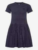 Hummel - Hmlmaria Dress S/S - Suknelė trumpomis rankovėmis - Tamsiai mėlyna