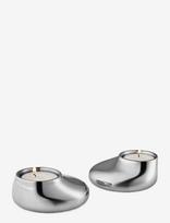 Eva Solo - Mellow Tealight Holder 2 Pcs. - Žvakių laikiklis - Sidabro