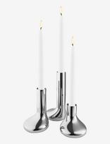 Eva Solo - Mellow Candlestick Set 3 Pcs. - Žvakidė - Sidabro