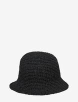 Becksöndergaard - Solid Saverina Straw Hat - Šiaudinė skrybėlė - Juoda
