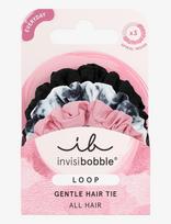 Invisibobble - Invisibobble Loop Be Gentle Pattern 3Pc - Plaukų gumytė - Nude