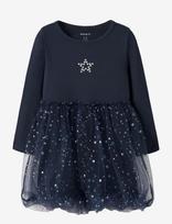 Name It - Nmfrarana Ls Dress Pb - Proginė suknelė - Tamsiai mėlyna