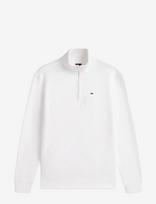 Tommy Jeans - Tjm Reg Fleece 1/4Zip Mock Neck - Megztinis su užtrauktuku - Balta