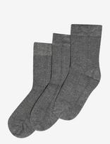 Minipop - Minipop Noos Bamboo Socks 3 Pcs - Kojinės - Pilka