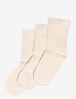 Minipop - Minipop Noos Bamboo Socks 3 Pcs - Kojinės - Kreminė spalva