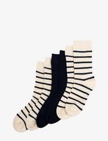 Minipop - Minipop Noos Bamboo Socks 3 Pcs - Kojinės - Tamsiai mėlyna