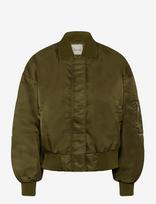 My Essential Wardrobe - Helgamw Short Bomber Jacket - Bomberio striukė - Chaki spalva