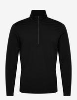 Icebreaker - M 200 Oasis Ls Half Zip - Sportiniai marškinėliai ilgomis rankovėmis - Juoda