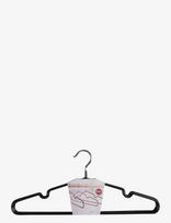 House Nordic - Hilda - Metal Hangers With Black Coating, Set Of 10 - Pakabos - Juoda