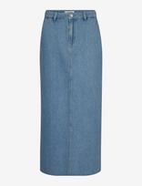 IVY Copenhagen - Ivy-Uta Diss. Maxi Skirt Wash Mid B - Džinsinis sijonas - Mėlyna