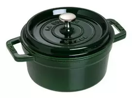 Round cast iron pot Staub - Green, 1.7 ltr