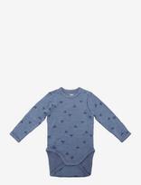 Hummel - Hmlmini Wool Body L/S - Marškinėliai ilgomis rankovėmis - Mėlyna