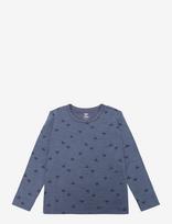Hummel - Hmlmini Wool T-Shirt L/S - Ilgarankoviai marškinėliai - Mėlyna